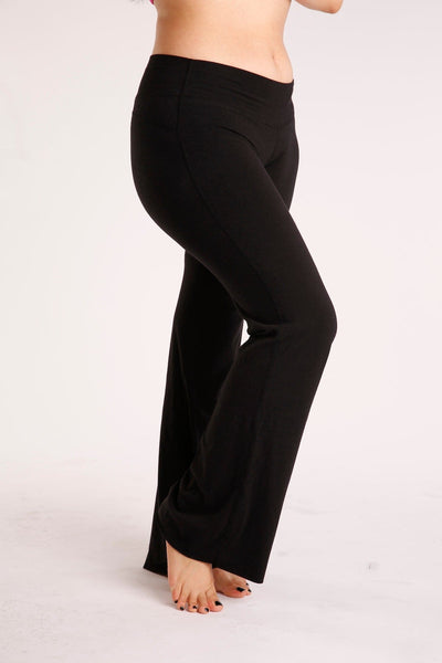 Green Apple Active Pippy Relax Flare Pant- Black Pippy Relax Flare Pant- Black