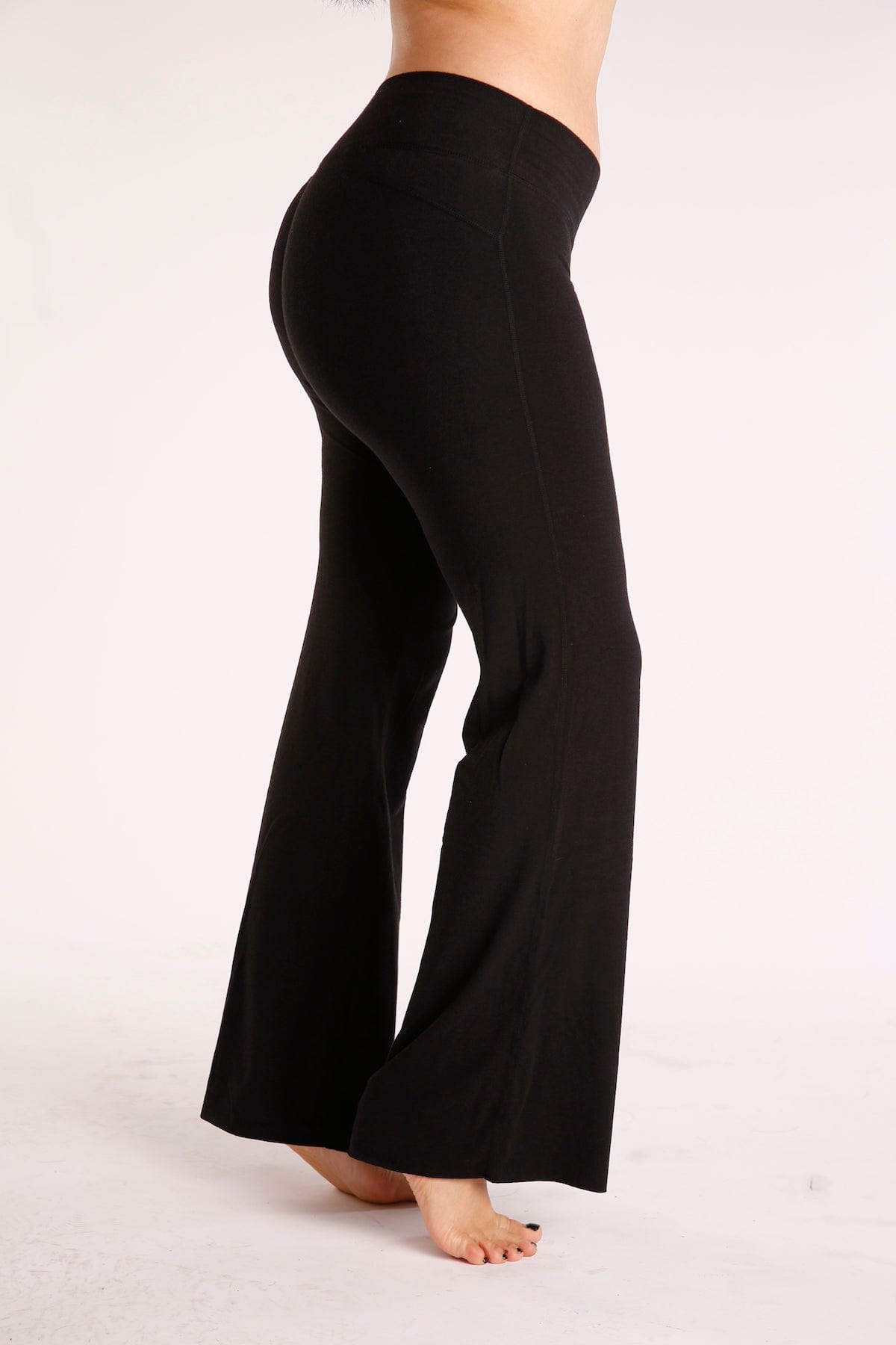 Green Apple Active Pippy Relax Flare Pant- Black Pippy Relax Flare Pant- Black